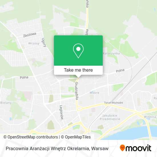 Pracownia Aranżacji Wnętrz Okrelarnia map