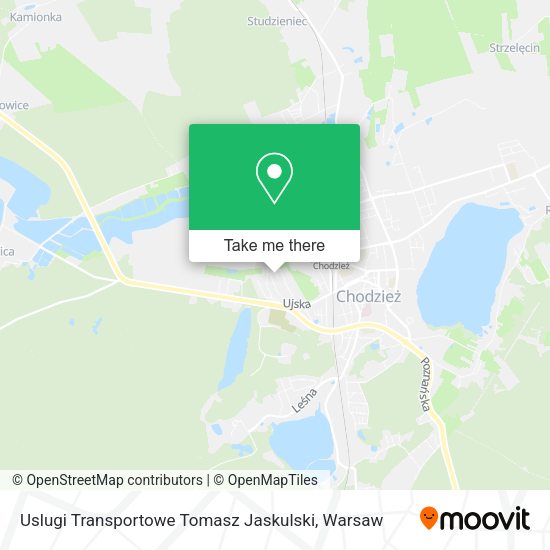 Карта Uslugi Transportowe Tomasz Jaskulski