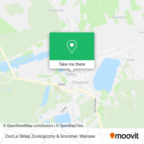 Карта Zoo'La Sklep Zoologiczny & Groomer