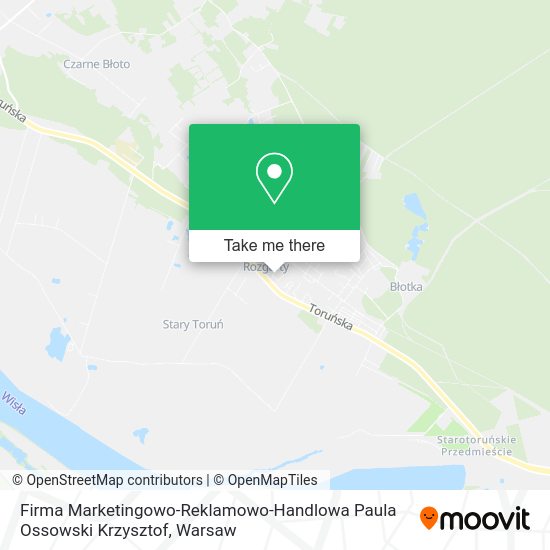 Firma Marketingowo-Reklamowo-Handlowa Paula Ossowski Krzysztof map