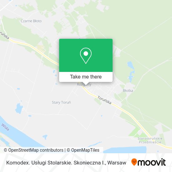 Komodex. Usługi Stolarskie. Skonieczna I. map