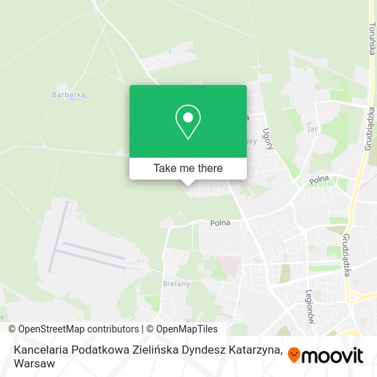 Kancelaria Podatkowa Zielińska Dyndesz Katarzyna map