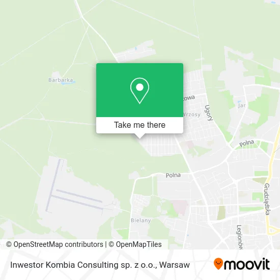 Карта Inwestor Kombia Consulting sp. z o.o.