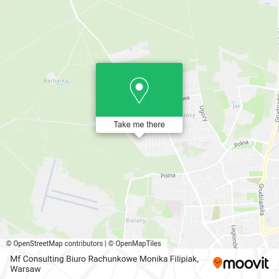 Карта Mf Consulting Biuro Rachunkowe Monika Filipiak