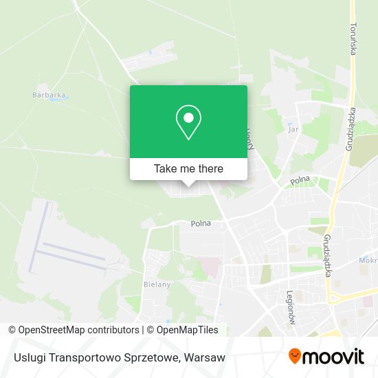 Uslugi Transportowo Sprzetowe map