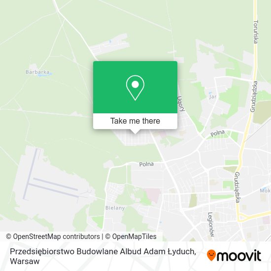 Przedsiębiorstwo Budowlane Albud Adam Łyduch map