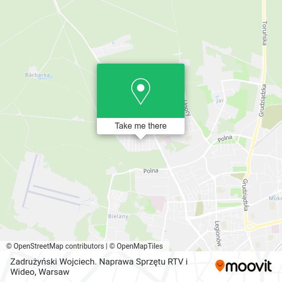 Zadrużyński Wojciech. Naprawa Sprzętu RTV i Wideo map