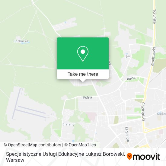 Specjalistyczne Usługi Edukacyjne Łukasz Borowski map