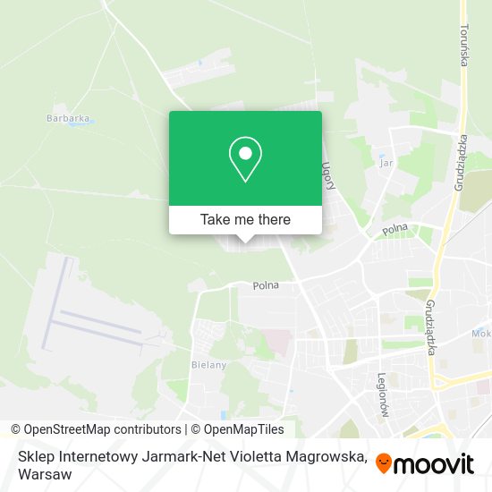 Sklep Internetowy Jarmark-Net Violetta Magrowska map