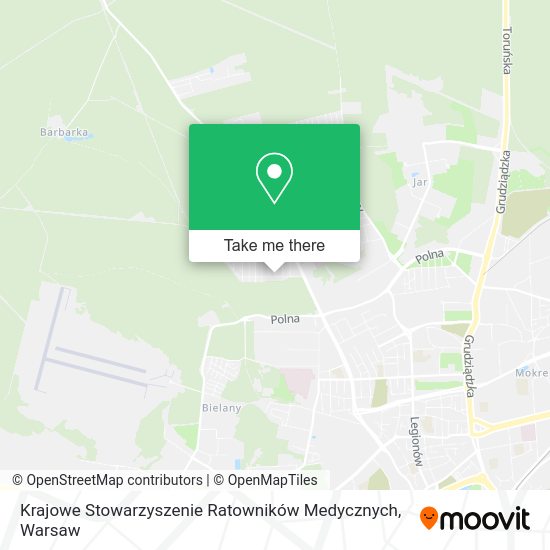 Krajowe Stowarzyszenie Ratowników Medycznych map