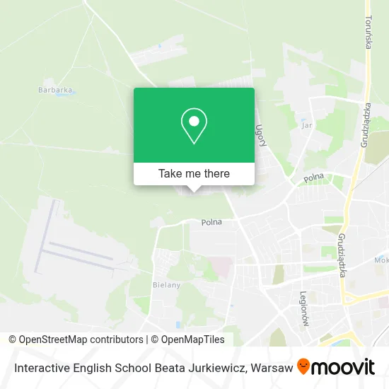 Interactive English School Beata Jurkiewicz map