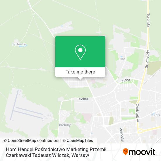 Hpm Handel Pośrednictwo Marketing Przemił Czerkawski Tadeusz Wilczak map