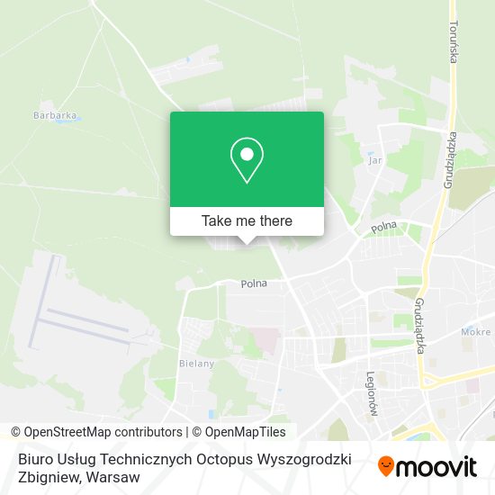 Biuro Usług Technicznych Octopus Wyszogrodzki Zbigniew map