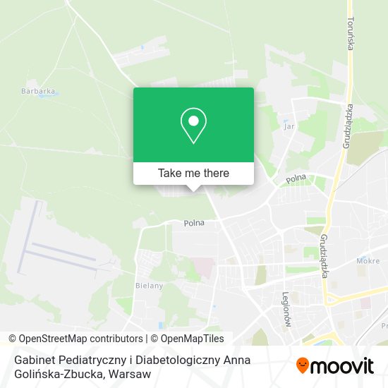 Gabinet Pediatryczny i Diabetologiczny Anna Golińska-Zbucka map