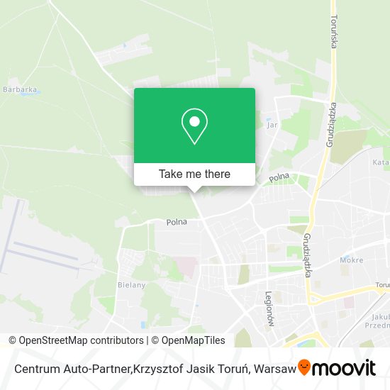 Centrum Auto-Partner,Krzysztof Jasik Toruń map