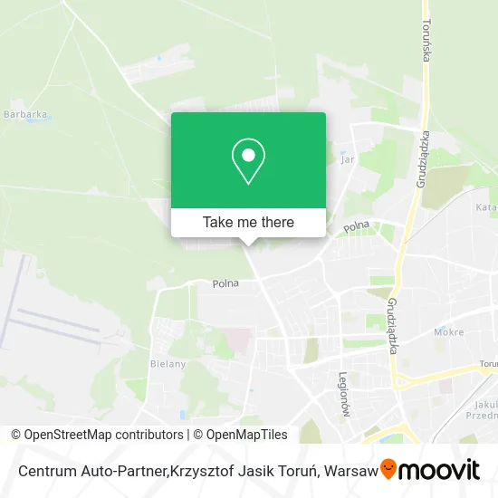Centrum Auto-Partner,Krzysztof Jasik Toruń map