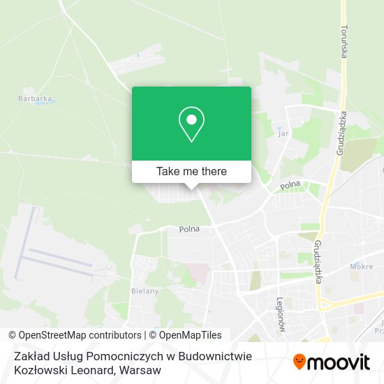 Zakład Usług Pomocniczych w Budownictwie Kozłowski Leonard map