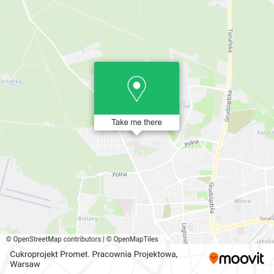 Cukroprojekt Promet. Pracownia Projektowa map