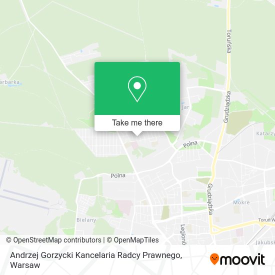 Andrzej Gorzycki Kancelaria Radcy Prawnego map