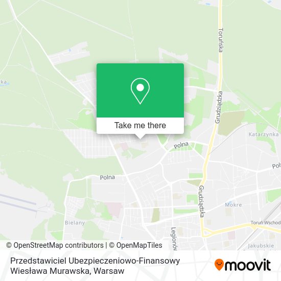 Przedstawiciel Ubezpieczeniowo-Finansowy Wiesława Murawska map