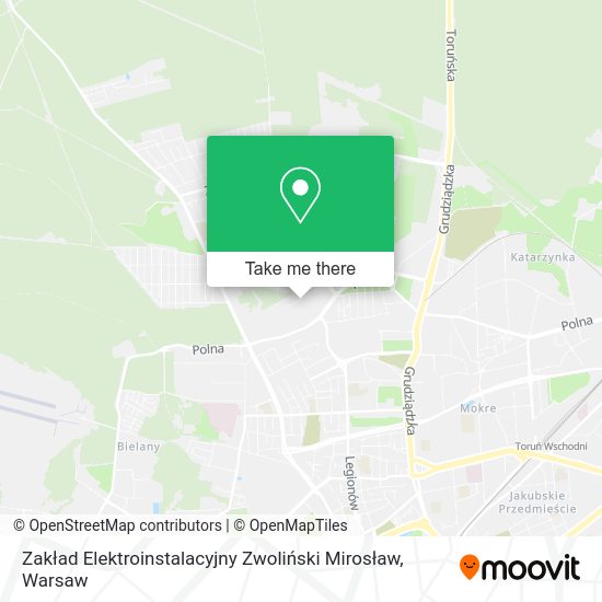 Zakład Elektroinstalacyjny Zwoliński Mirosław map