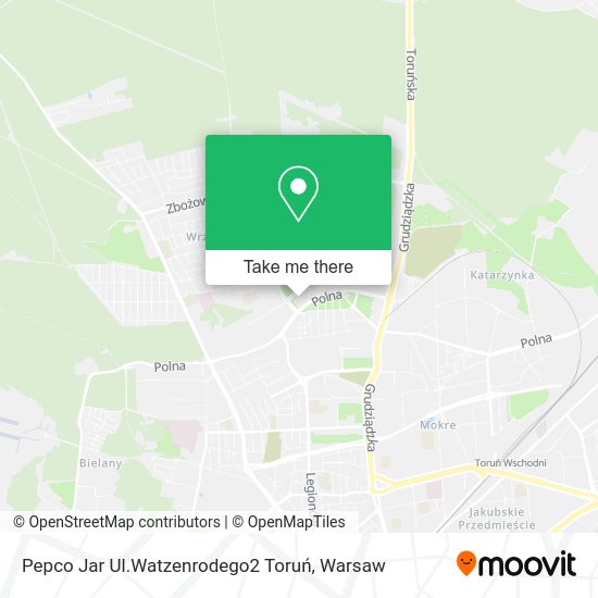 Pepco Jar Ul.Watzenrodego2 Toruń map