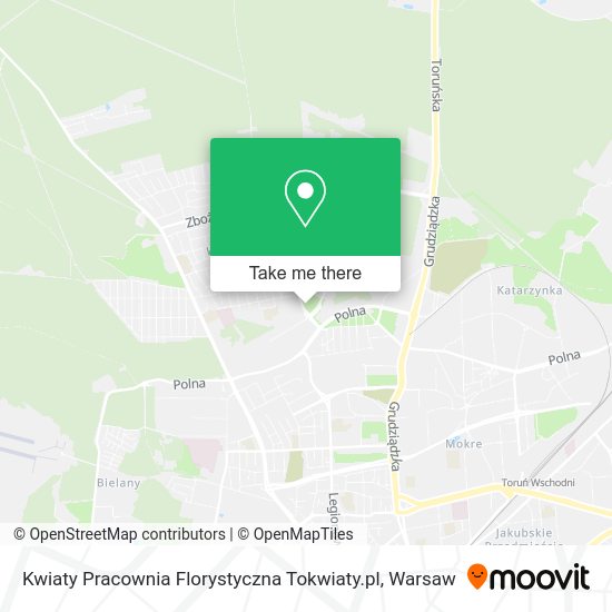 Карта Kwiaty Pracownia Florystyczna Tokwiaty.pl