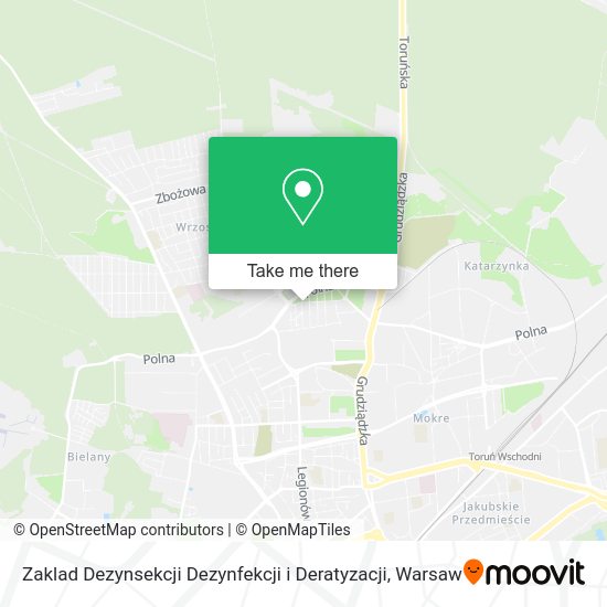 Zaklad Dezynsekcji Dezynfekcji i Deratyzacji map