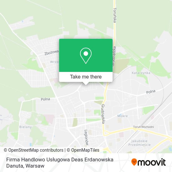 Firma Handlowo Usługowa Deas Erdanowska Danuta map