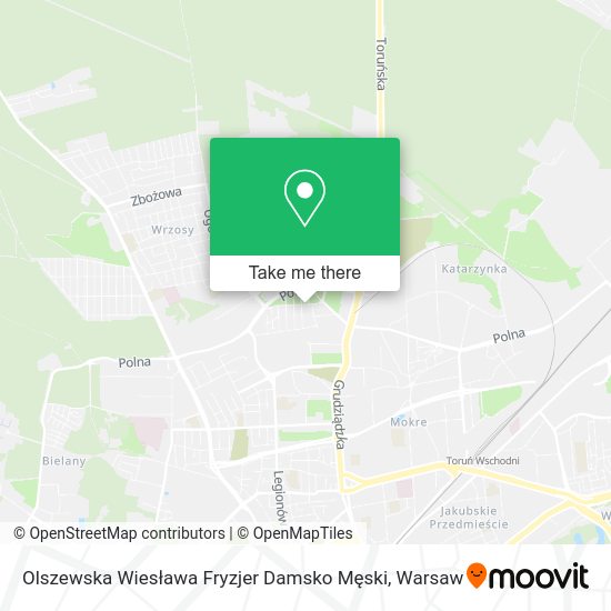 Olszewska Wiesława Fryzjer Damsko Męski map