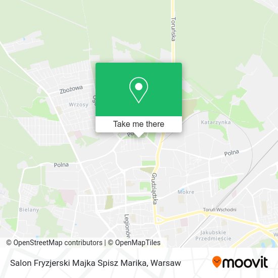 Salon Fryzjerski Majka Spisz Marika map