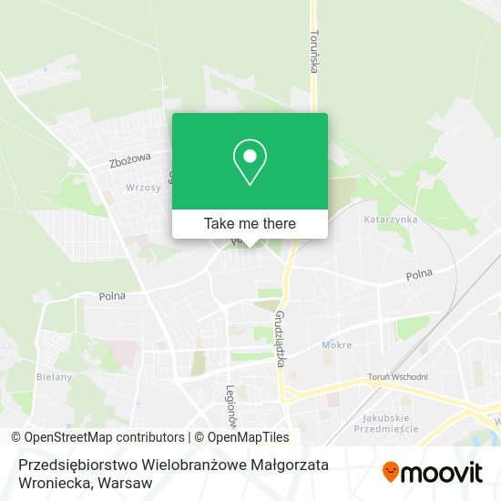 Przedsiębiorstwo Wielobranżowe Małgorzata Wroniecka map