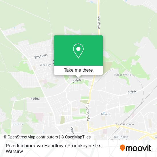 Przedsiebiorstwo Handlowo Produkcyjne Iks map