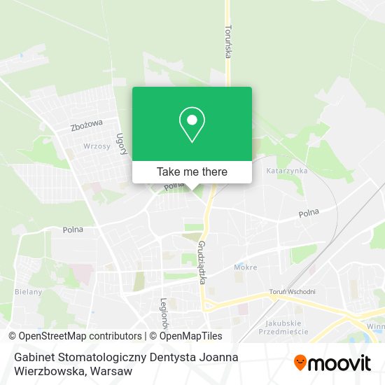 Gabinet Stomatologiczny Dentysta Joanna Wierzbowska map