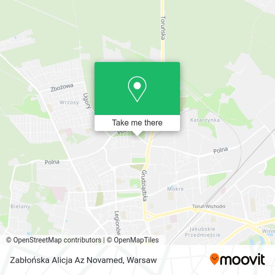 Zabłońska Alicja Az Novamed map