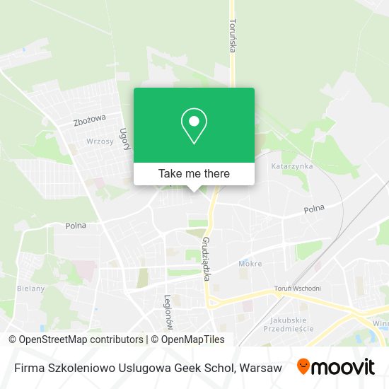 Firma Szkoleniowo Uslugowa Geek Schol map