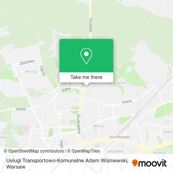 Usługi Transportowo-Komunalne Adam Wiśniewski map