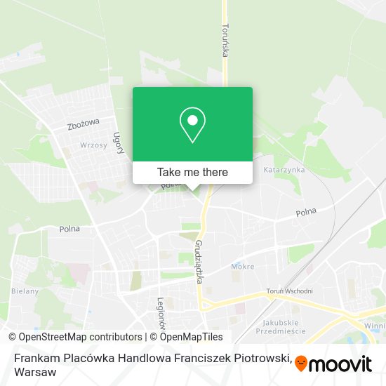 Карта Frankam Placówka Handlowa Franciszek Piotrowski