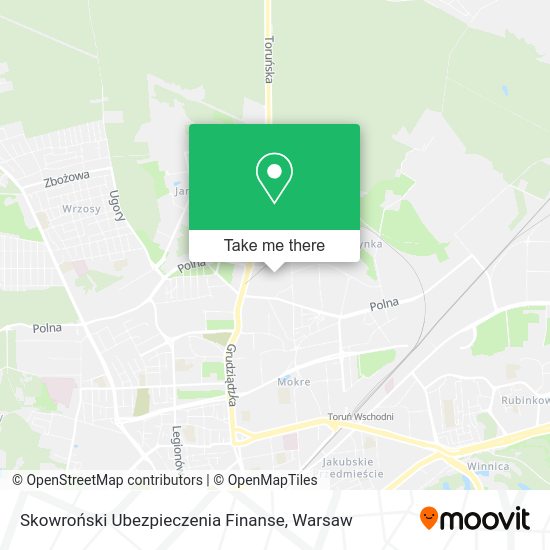 Skowroński Ubezpieczenia Finanse map