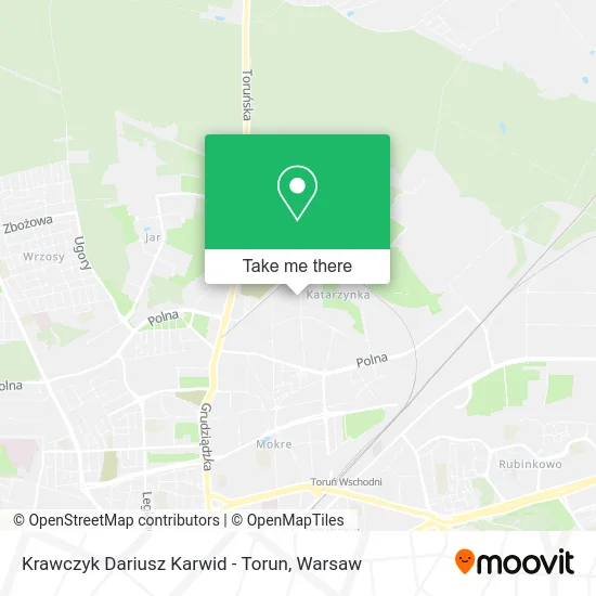 Карта Krawczyk Dariusz Karwid - Torun