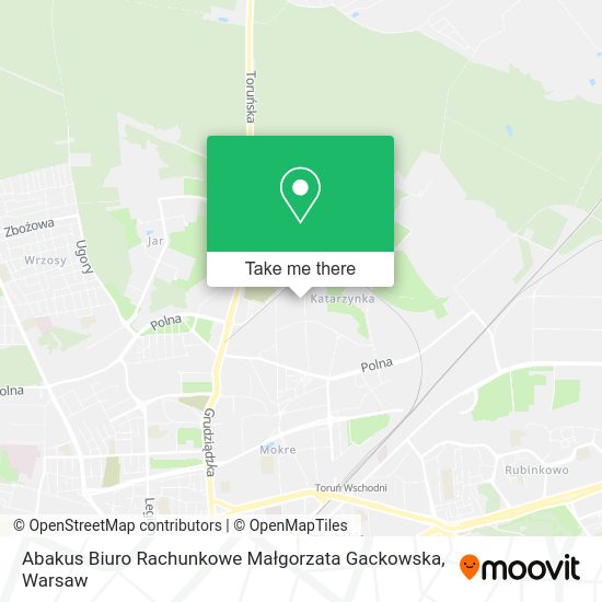 Abakus Biuro Rachunkowe Małgorzata Gackowska map