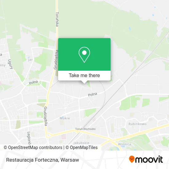 Карта Restauracja Forteczna