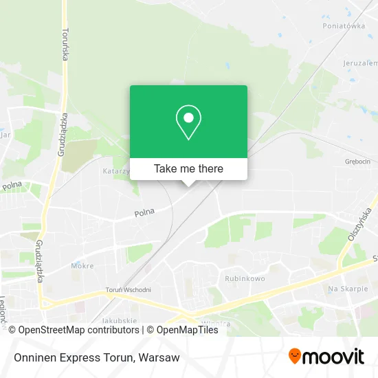 Карта Onninen Express Torun