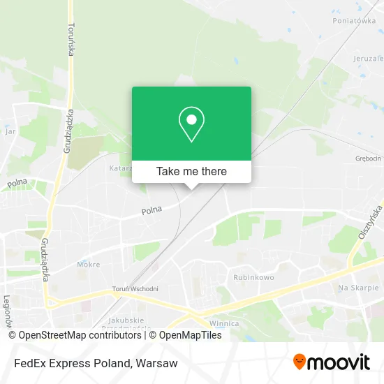 Карта FedEx Express Poland