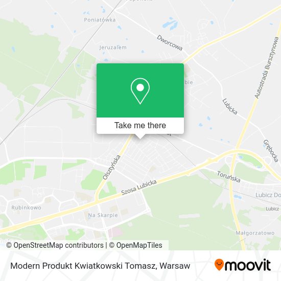 Modern Produkt Kwiatkowski Tomasz map