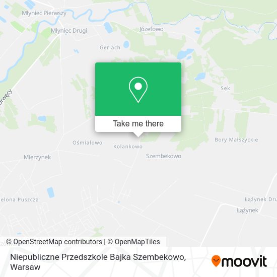 Niepubliczne Przedszkole Bajka Szembekowo map