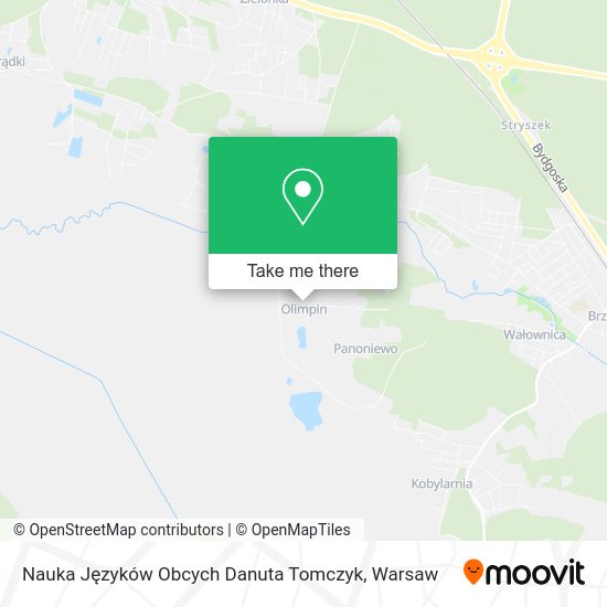 Nauka Języków Obcych Danuta Tomczyk map