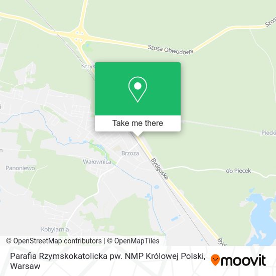 Parafia Rzymskokatolicka pw. NMP Królowej Polski map