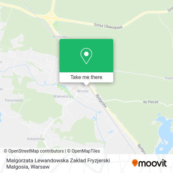 Malgorzata Lewandowska Zaklad Fryzjerski Malgosia map