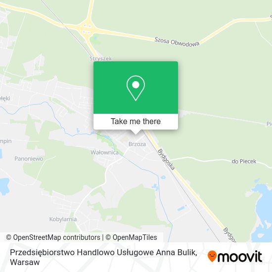 Przedsiębiorstwo Handlowo Usługowe Anna Bulik map